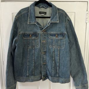 Men’s J. Peterman Denim Jacket Size XL